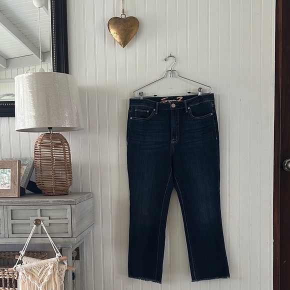 Seven7 Dark Blue Jeans sz 10 - Picture 3 of 17